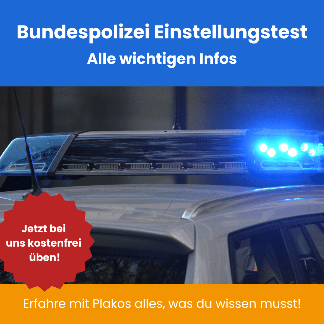 Bundespolizei Einstellungstest Kostenfrei online üben