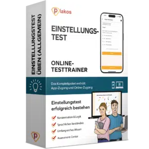 Einstellungstest üben (allgemein) 2026 Online Testtrainer