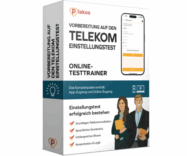 Vorbereitung für den Telekom Einstellungstest 2025 Online Testtrainer