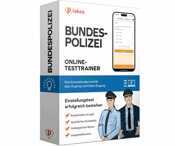 Bundespolizei Einstellungstest 2025 Online Testtrainer