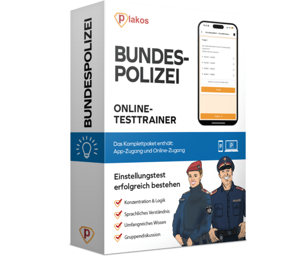 Bundespolizei Einstellungstest 2025 Online Testtrainer