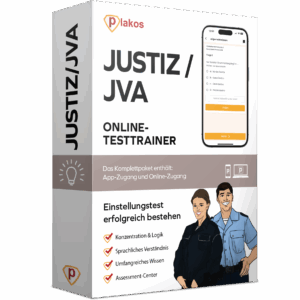 Justiz / JVA Einstellungstest 2025 Online Testtrainer