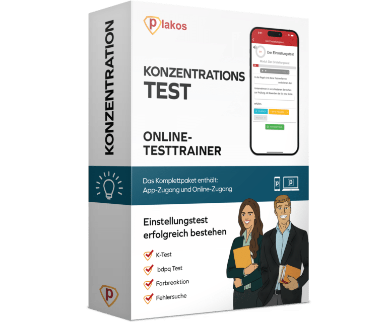 Konzentrationstest Übungen