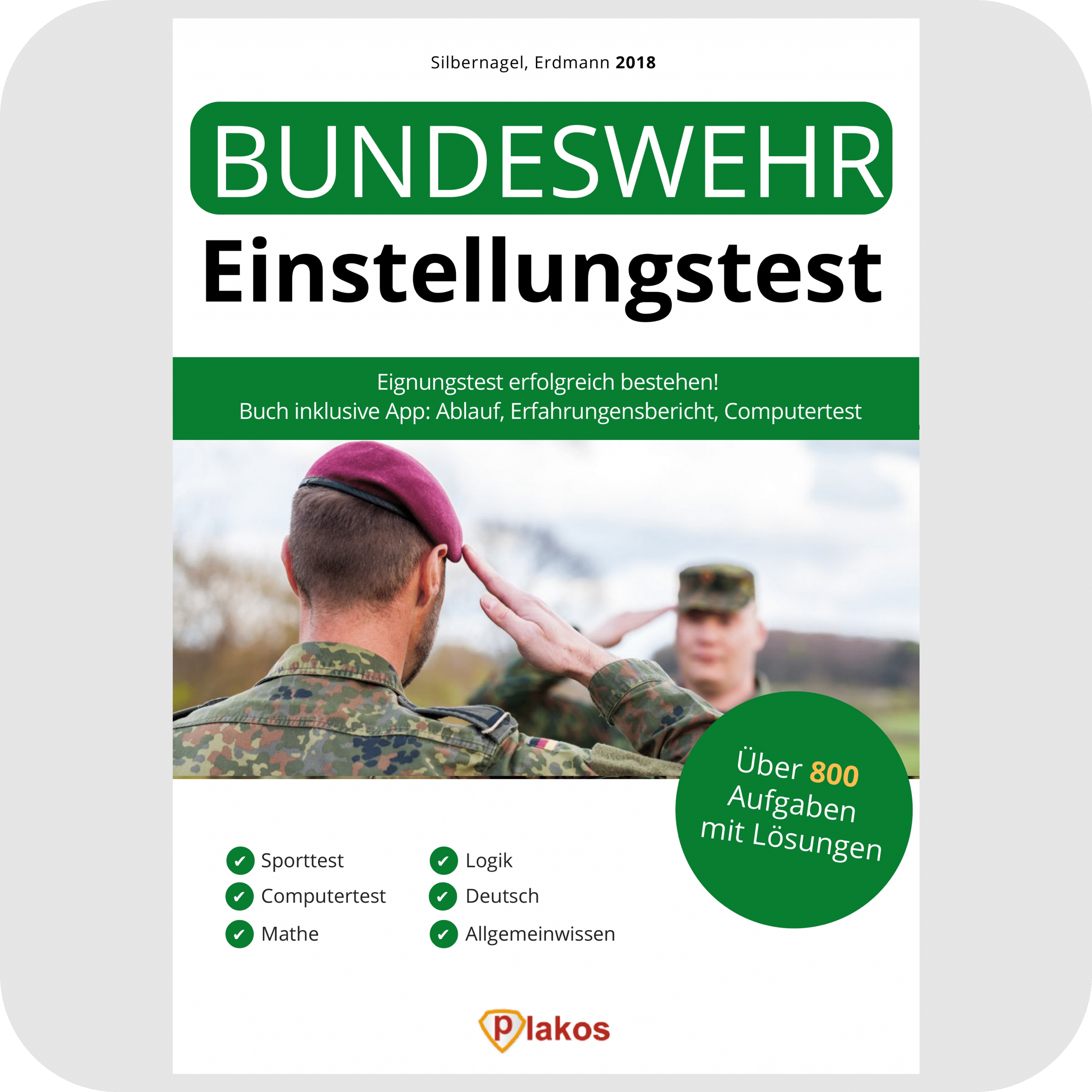 Buch: Bundeswehr Einstellungstest 2018 Inlusive App: Eignungstest ...