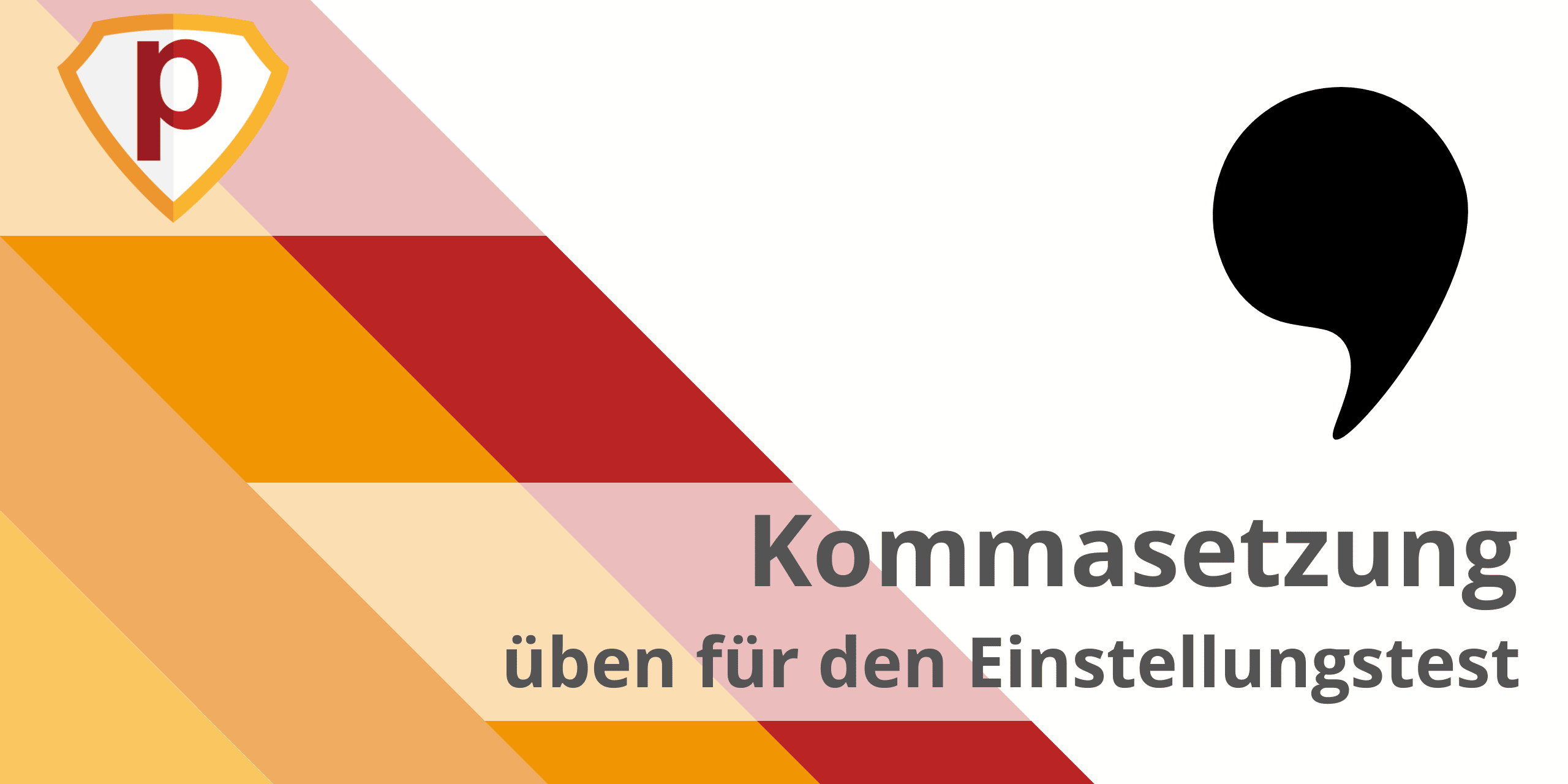 Kommasetzung üben