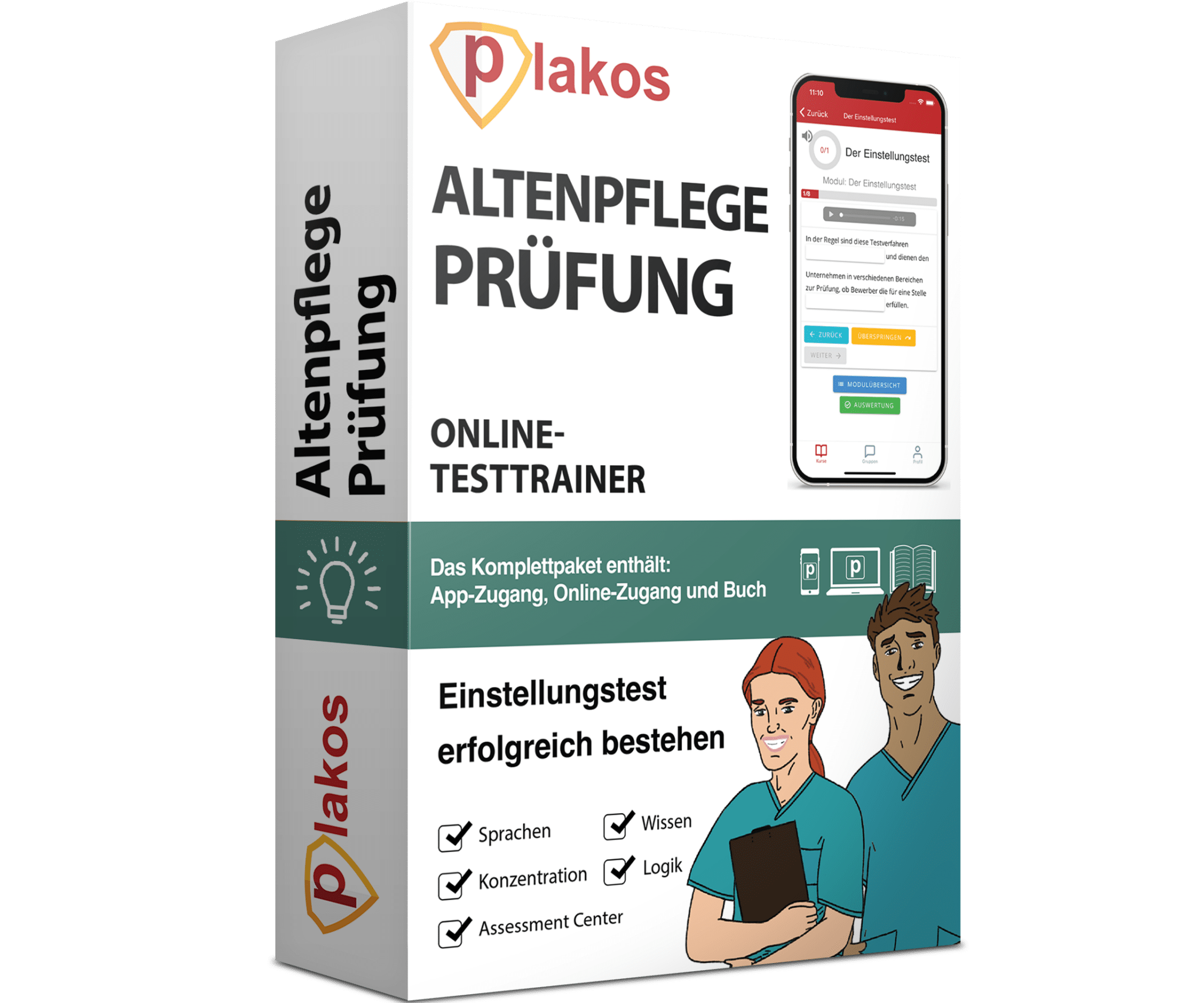 Prüfungsvorbereitung Altenpflege Online Testtrainer