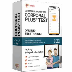 Vorbereitung für den Corporal Plus® Test 2025 Online Testtrainer