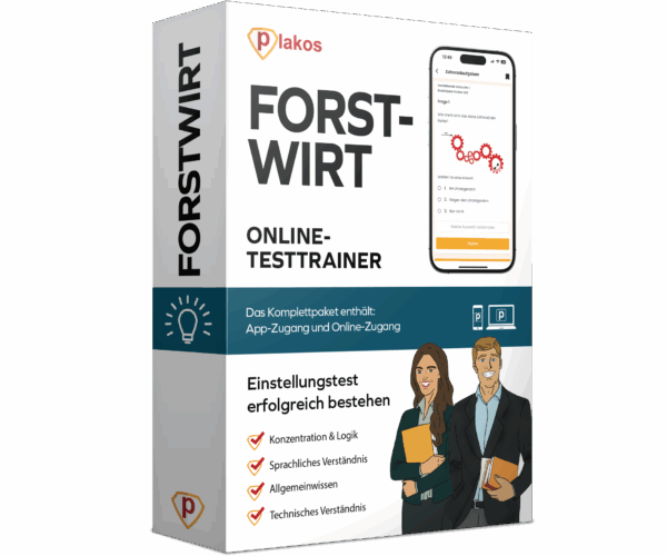 Einstellungstest Forstwirt 2025 Online Testtrainer