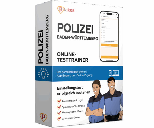 Polizei Einstellungstest Baden-Württemberg 2025 Online Testtrainer