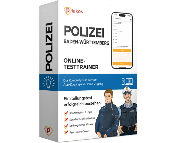 Polizei Einstellungstest Baden-Württemberg 2025 Online Testtrainer