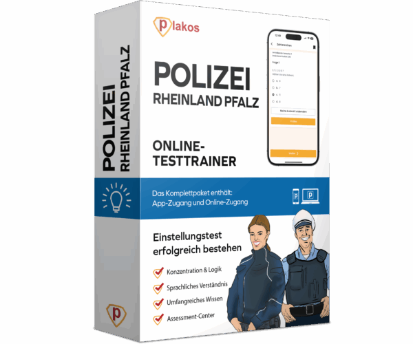 Einstellungstest Polizei Rheinland Pfalz 2025 Online Testtrainer