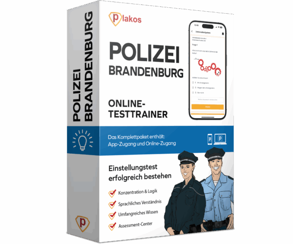 Polizei Brandenburg Einstellungstest 2025 Online Testtrainer