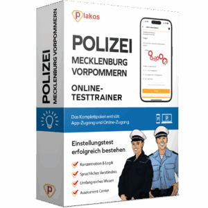 Polizei Mecklenburg Vorpommern Einstellungstest 2025 Online Testtrainer