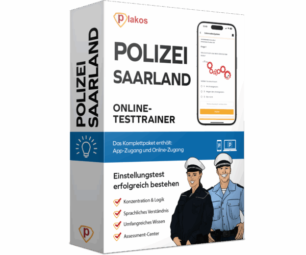 Polizei Saarland Einstellungstest 2025 Online Testtrainer