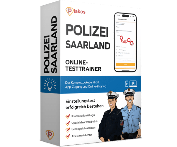 Polizei Saarland Einstellungstest 2025 Online Testtrainer