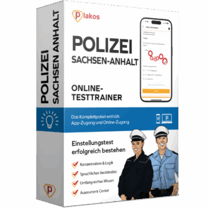 Einstellungstest Polizei Sachsen Anhalt 2025 Online-Testtrainer