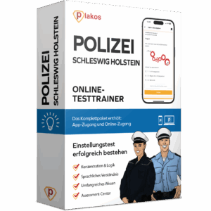 Polizei Schleswig Holstein Einstellungstest 2025 Online Testtrainer