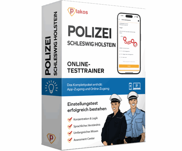 Polizei Schleswig Holstein Einstellungstest 2025 Online Testtrainer