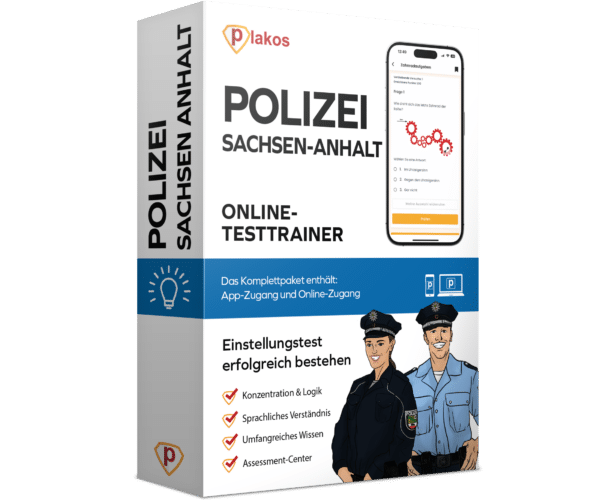 Einstellungstest Polizei Sachsen Anhalt 2025 Online-Testtrainer