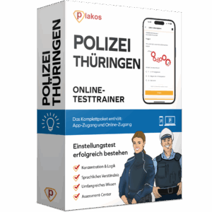 Polizei Thüringen Einstellungstest 2025 Online Testtrainer