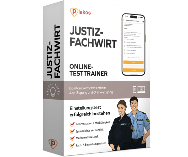 Justizfachwirt Einstellungstest 2025 Online Testtrainer