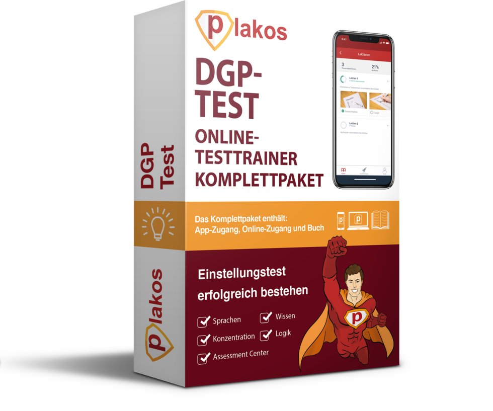 DGP Test üben Online Testtrainer Plakos Akademie