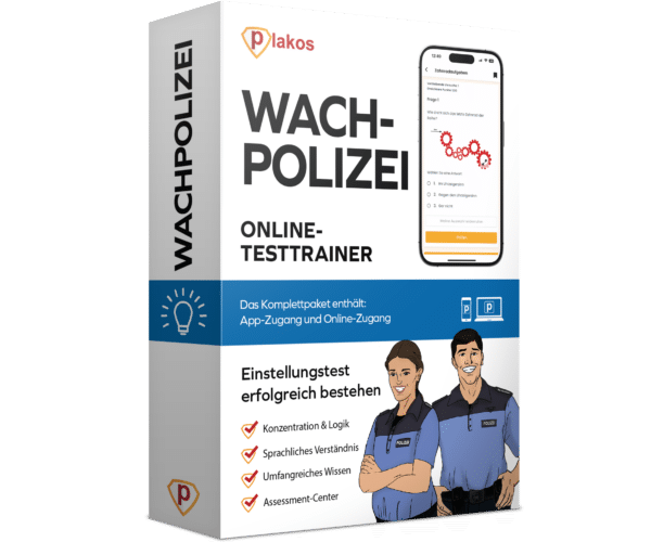 Wachpolizei Einstellungstest 2025 Online Testtrainer