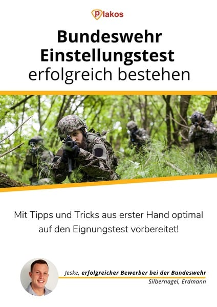 ᐅ Bundeswehr Einstellungstest Jeske Buch Plakos Akademie