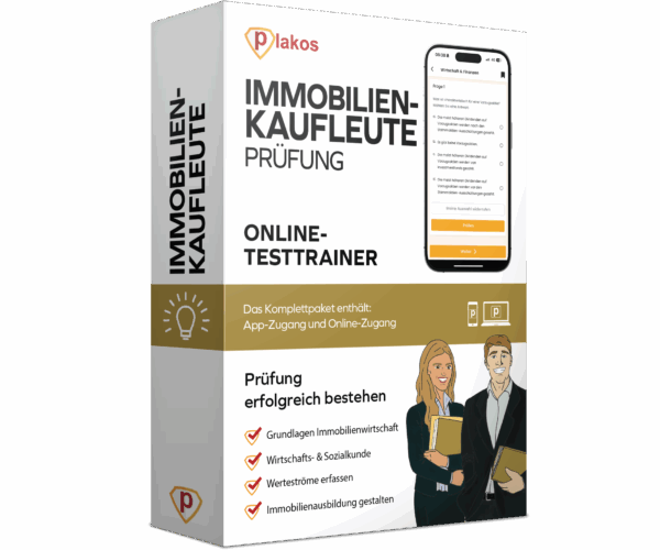Prüfungsvorbereitung Immobilienkaufleute 2025 Online Testtrainer