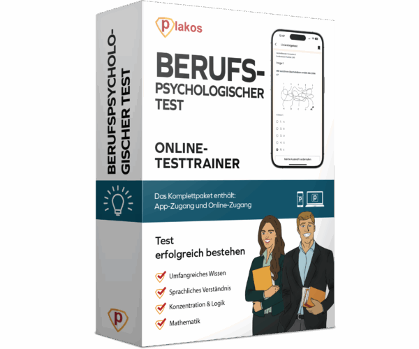 Berufspsychologischer Test Übungen 2025 Online Komplettpaket