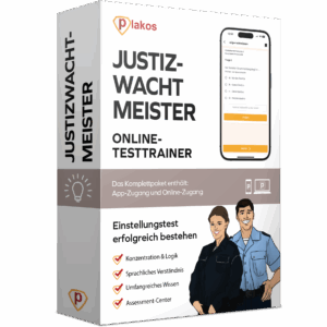 Justizwachtmeister Einstellungstest 2025 Online Testtrainer