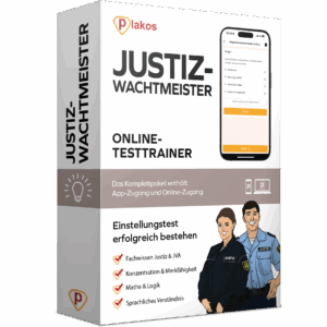 Justizwachtmeister Einstellungstest 2025 Online Testtrainer