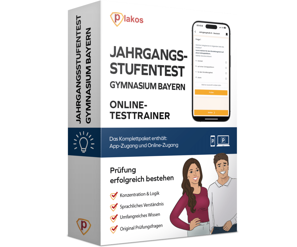 Jahrgangsstufentest Bayern Gymnasium Mathe 6 Klasse übungen plakos-akademie.de