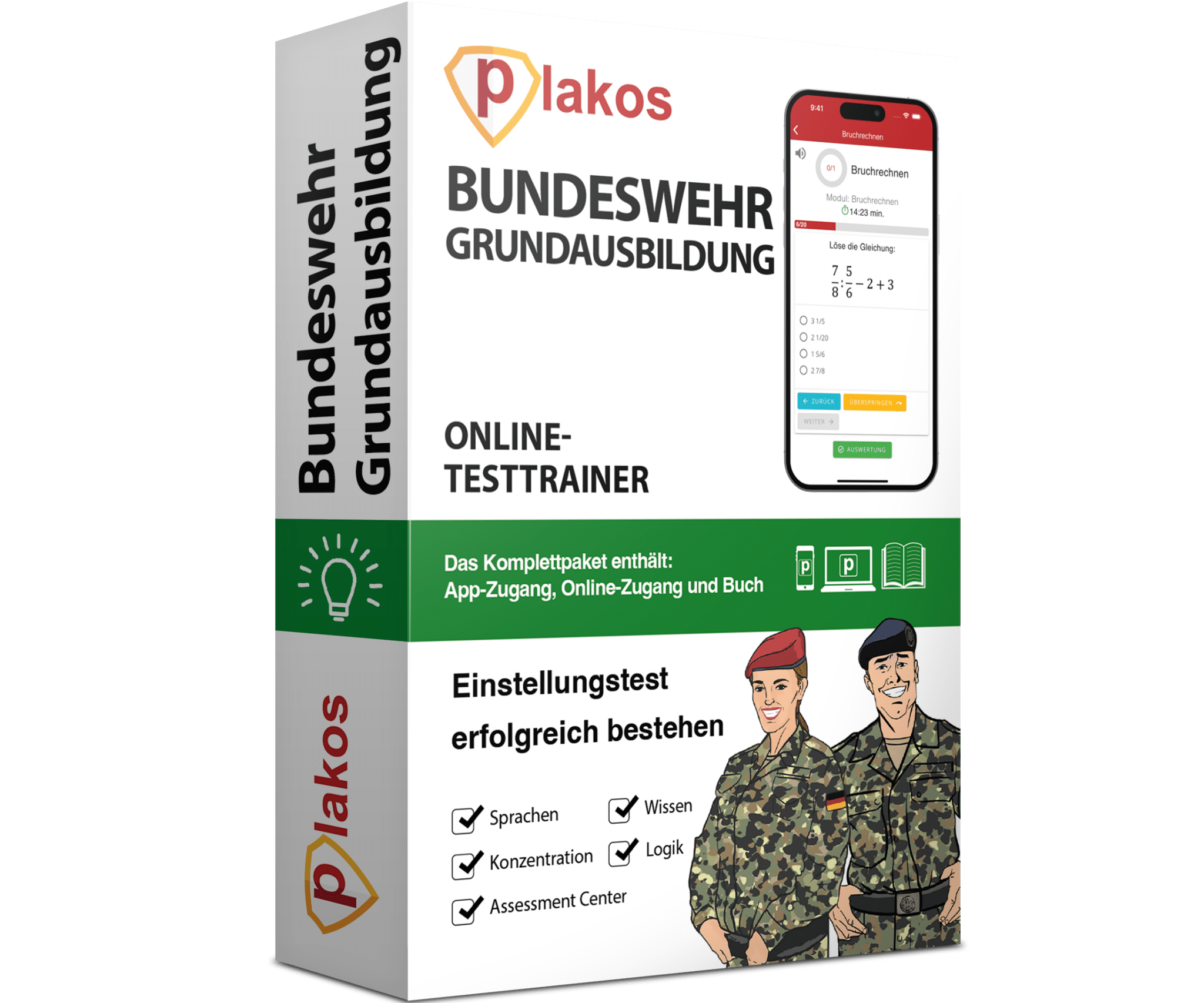 Bundeswehr Grundausbildung Vorbereitung - Online Testtrainer