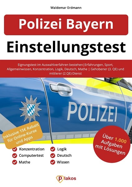 Polizei Bayern Einstellungstest Buch