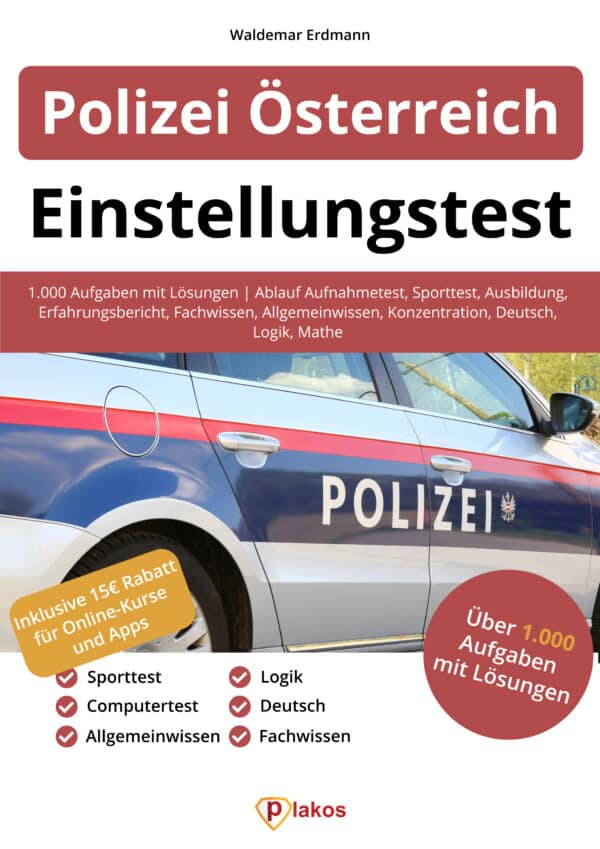 Polizei Österreich Einstellungstest Buch - ISBN: 978-3-948144-97-5
