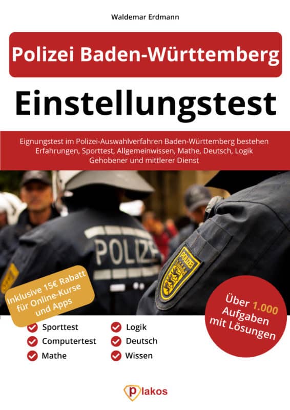 Polizei Einstellungstest Buch - Bestehe den Eignungstest!