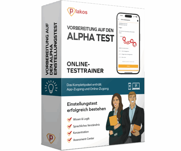 Online Testtrainer für den Alpha Test 2025 Vorbereitungskurs