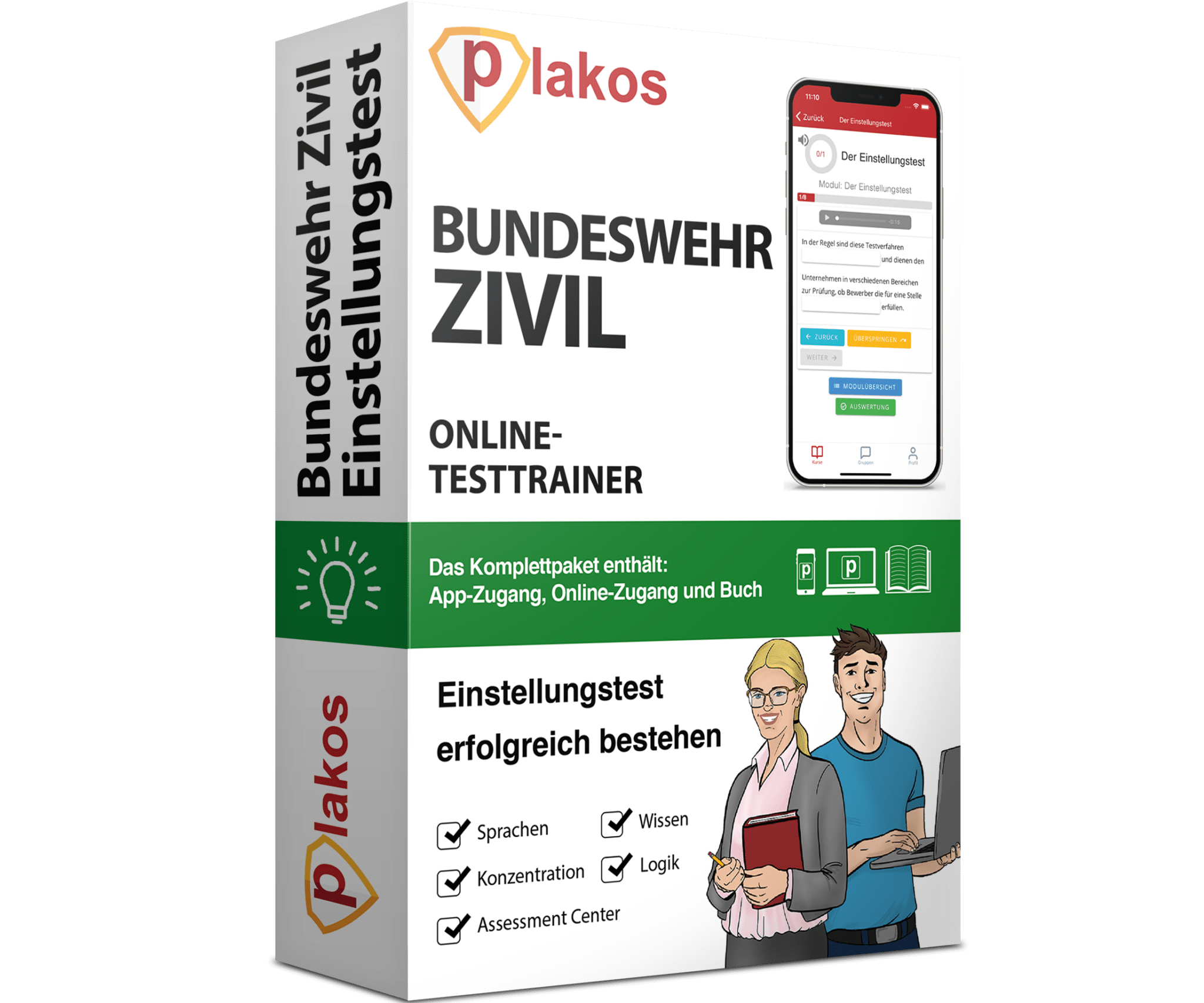 Name: online-testtrainer Einstellungstest Bundeswehr Zivil