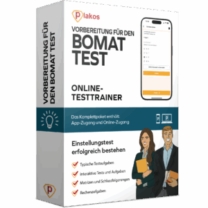 Vorbereitung für den BOMAT Test 2025 Online Testtrainer