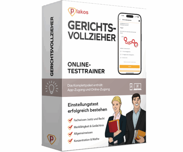 Einstellungstest Gerichtsvollzieher 2025 Online-Testtrainer