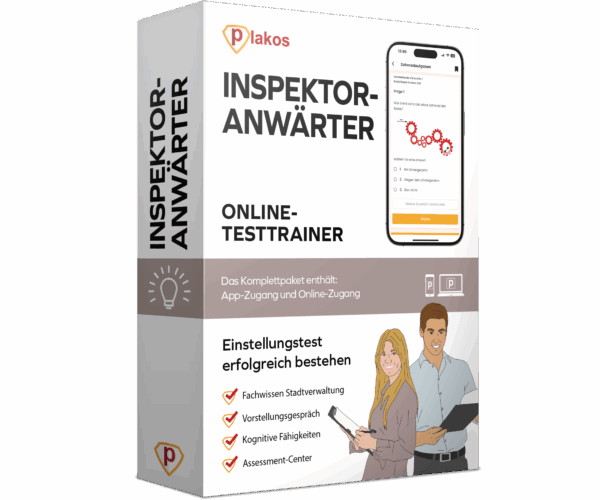 Einstellungstest Inspektoranwärter 2025 Online Testtrainer