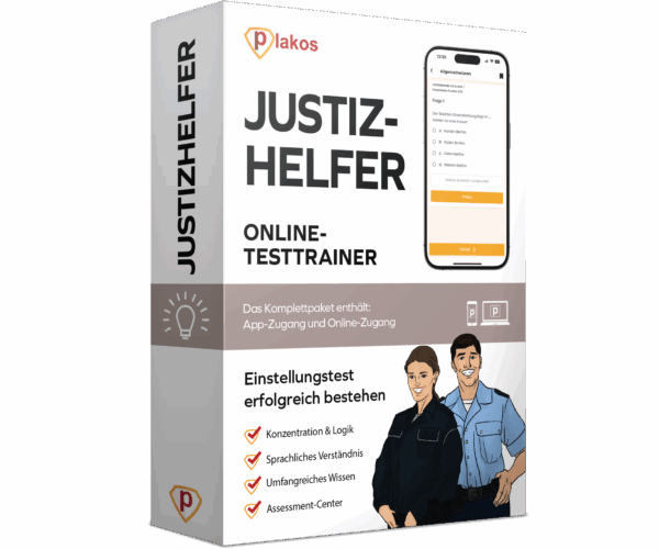 Justizhelfer Einstellungstest 2025 Online Testtrainer