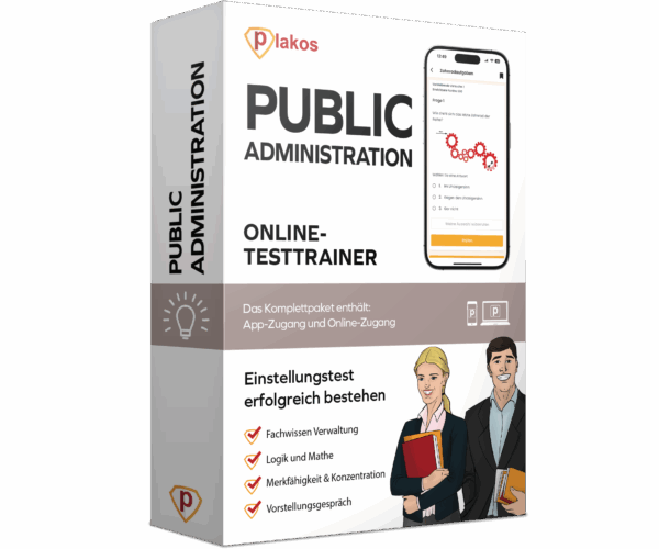 Einstellungstest Public Administration 2025 Online Testtrainer
