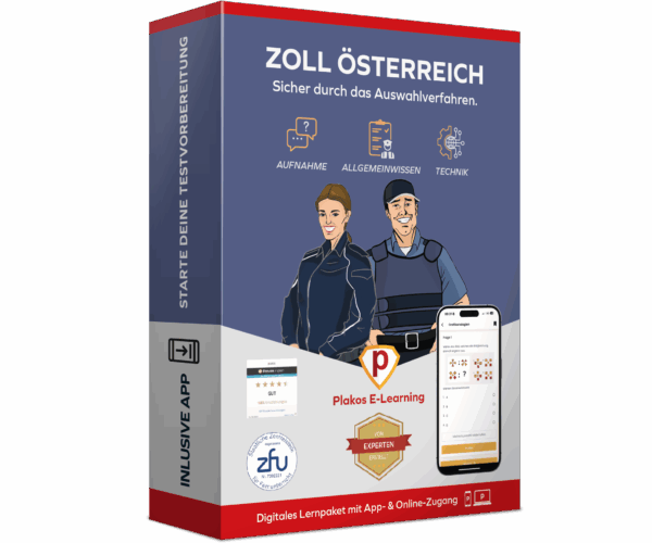 Aufnahmetest Zoll Österreich 2025 Online Testtrainer