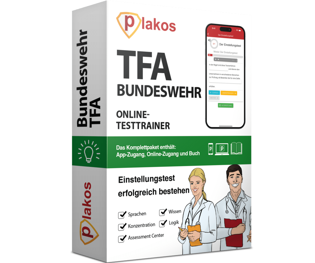 Bundeswehr TFA Einstellungstest 2024 Online Testtrainer