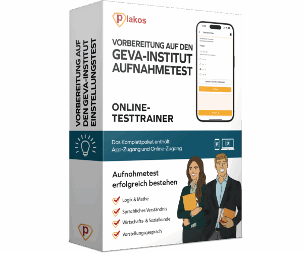 Vorbereitung für den geva-Institut Einstellungstest 2025 Online Testtrainer