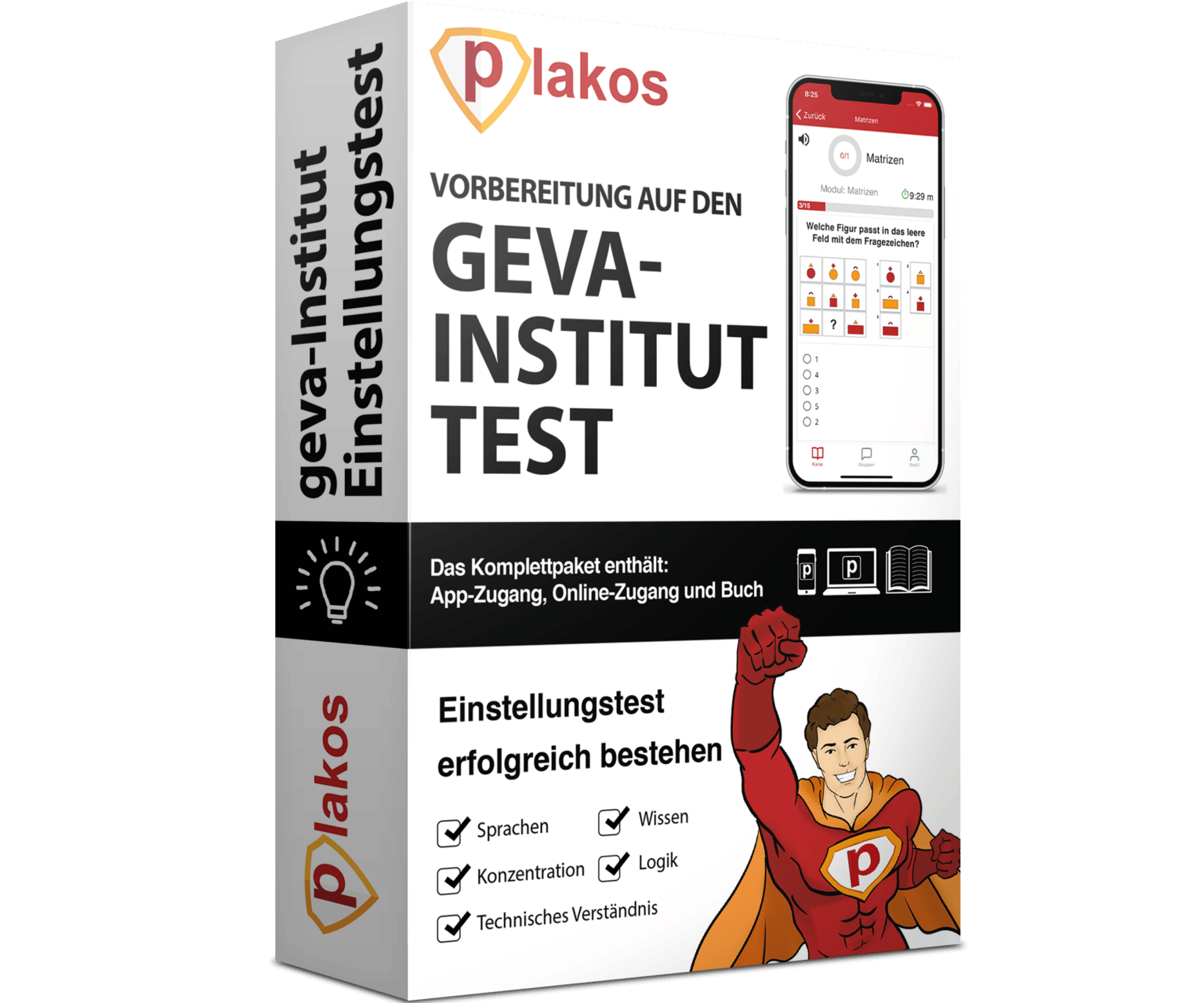 gevaInstitut Einstellungstest jetzt kostenlos online üben
