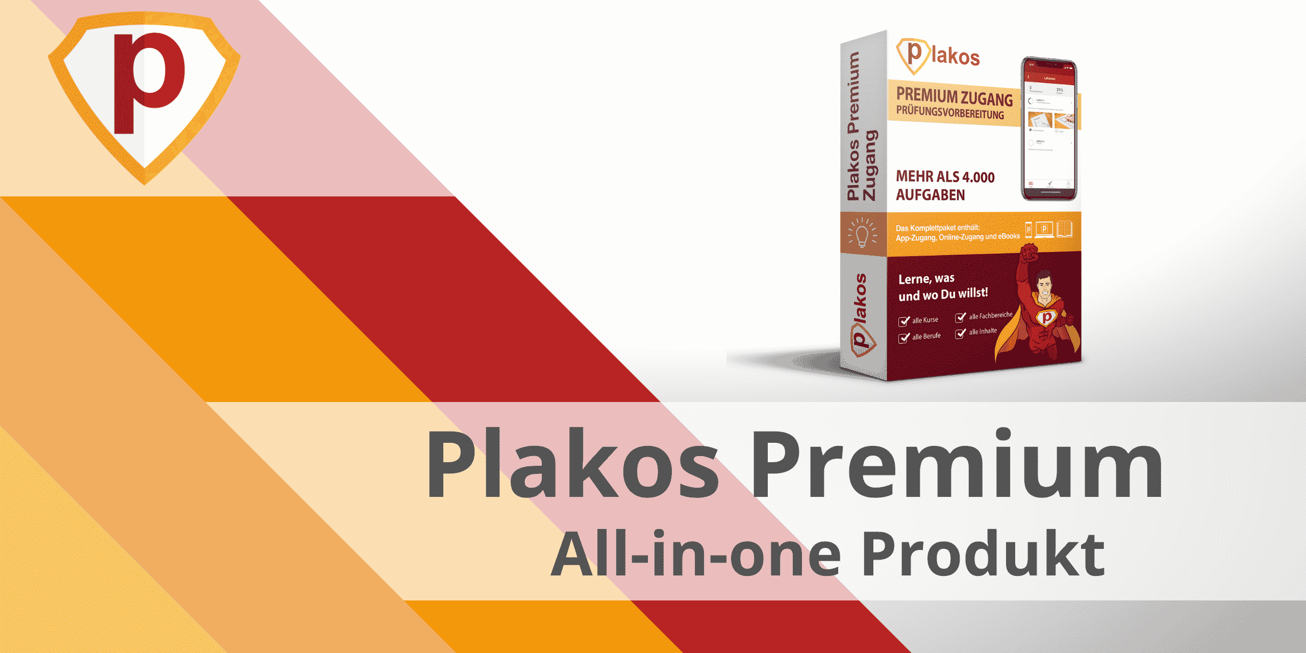 All-in-one: Plakos Premium Produkt – alle Kurse, alle Fachbereiche