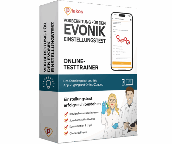 Vorbereitung für den Evonik Einstellungstest 2025 Online Testtrainer